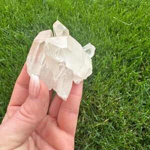 Clear Quartz Crystal Cluster - Natural White Crystal From Madagascar